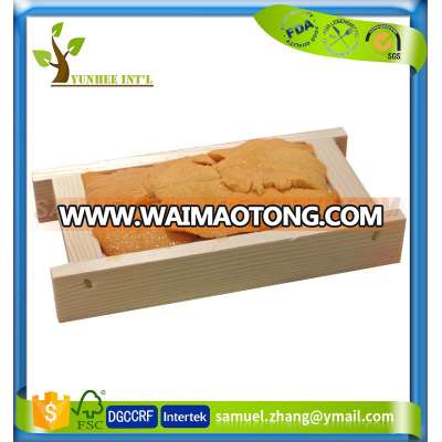 Seafood Restaurant Pine Wood Disposable Urchin Box