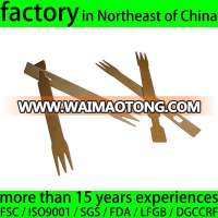 Disposable Wooden Fork Wood Easy Chopsticks